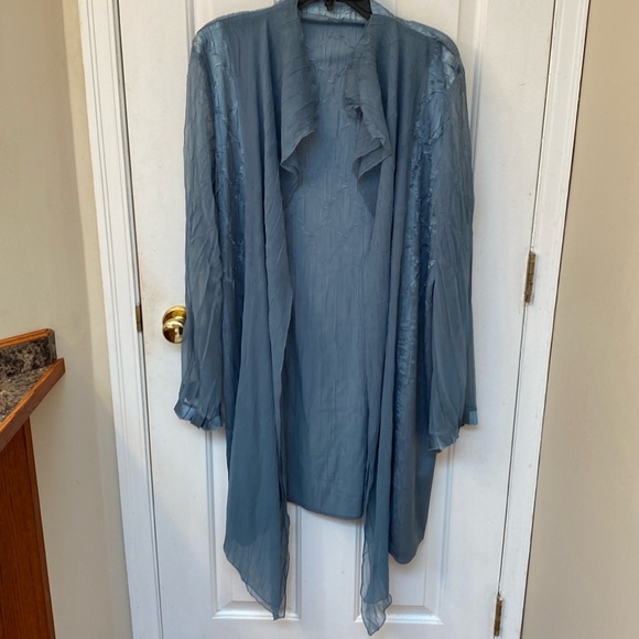 Long Open Front Coverup - Picture 1 of 5